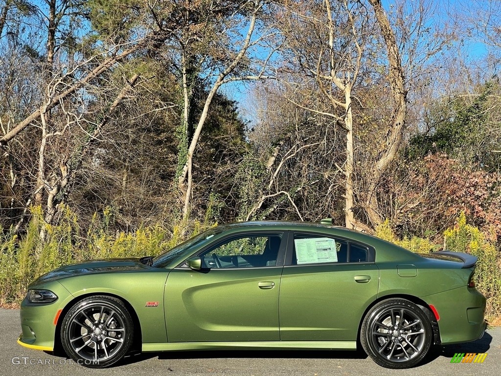 2020 Charger Scat Pack - F8 Green / Black photo #1