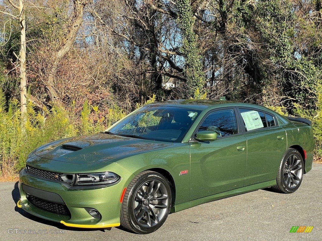 F8 Green 2020 Dodge Charger Scat Pack Exterior Photo #140233470