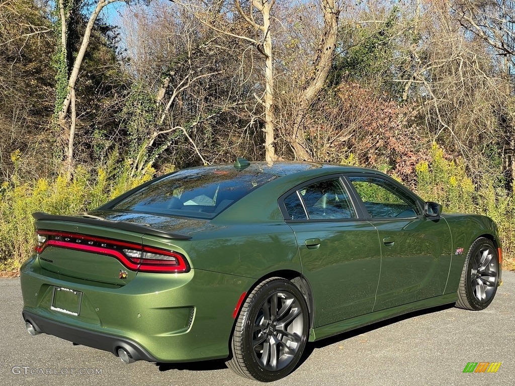 2020 Charger Scat Pack - F8 Green / Black photo #6