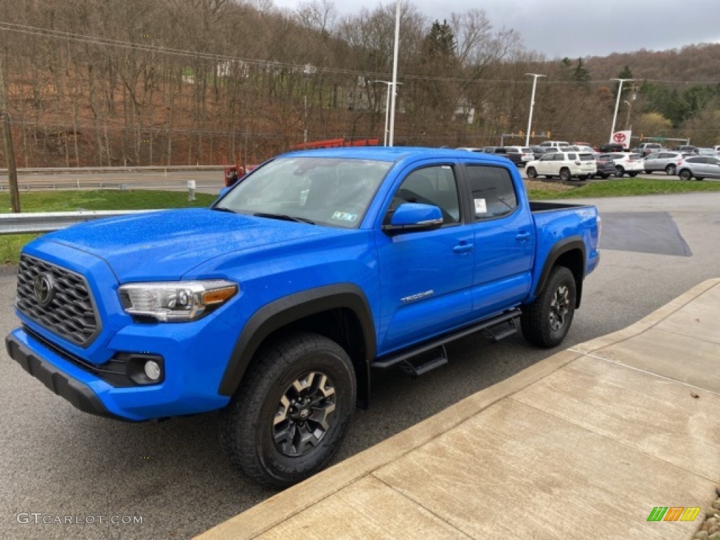 Voodoo Blue 2021 Toyota Tacoma TRD Off Road Double Cab 4x4 Exterior Photo #140233764