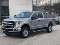2020 Iconic Silver Ford F250 Super Duty XLT SuperCab 4x4  photo #2