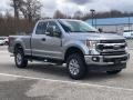 2020 Iconic Silver Ford F250 Super Duty XLT SuperCab 4x4  photo #3