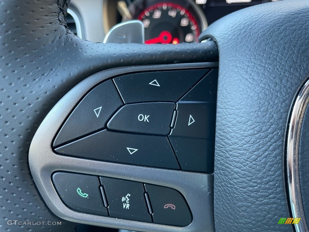 2020 Dodge Charger Scat Pack Black Steering Wheel Photo #140233911