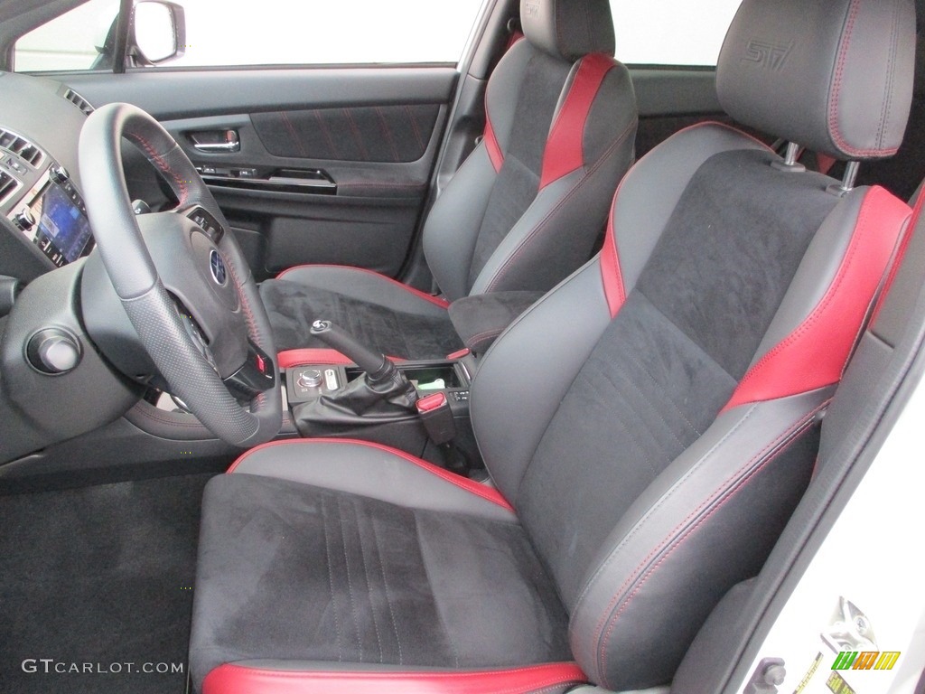 Black Ultra Suede/Carbon Black Interior 2020 Subaru WRX STI Photo #140234016