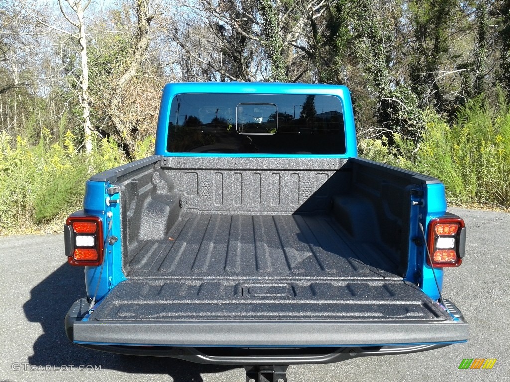 2021 Gladiator Rubicon 4x4 - Hydro Blue Pearl / Black photo #8
