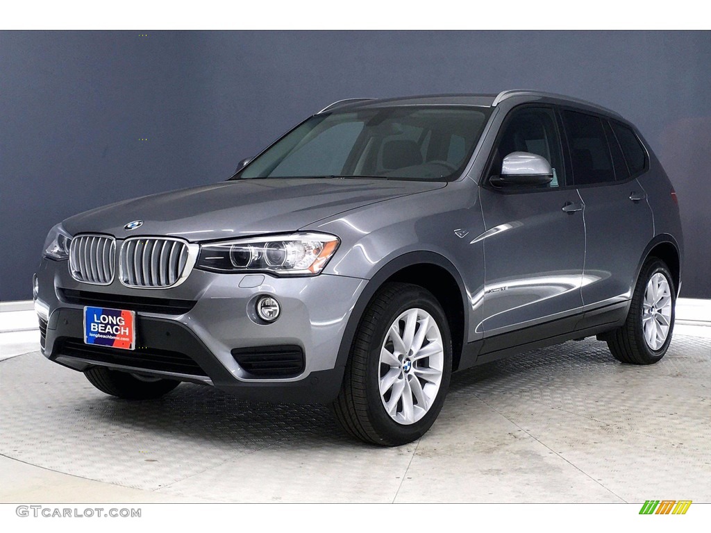 2017 X3 xDrive28i - Space Gray Metallic / Black photo #12
