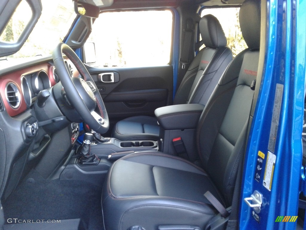 2021 Gladiator Rubicon 4x4 - Hydro Blue Pearl / Black photo #11