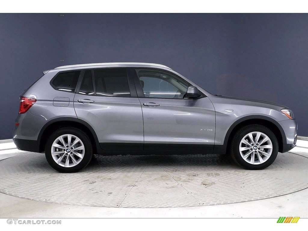2017 X3 xDrive28i - Space Gray Metallic / Black photo #14