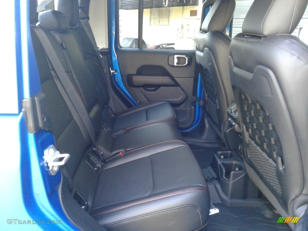 2021 Gladiator Rubicon 4x4 - Hydro Blue Pearl / Black photo #16