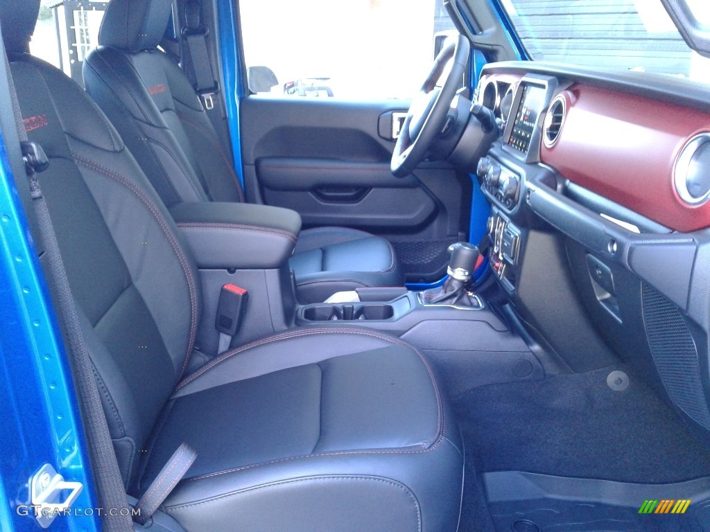 2021 Gladiator Rubicon 4x4 - Hydro Blue Pearl / Black photo #17
