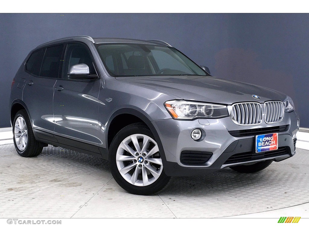 2017 X3 xDrive28i - Space Gray Metallic / Black photo #37