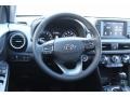 Black/Gray 2021 Hyundai Kona SEL Steering Wheel