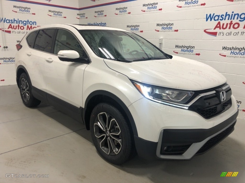 2021 CR-V EX-L AWD - Platinum White Pearl / Ivory photo #2