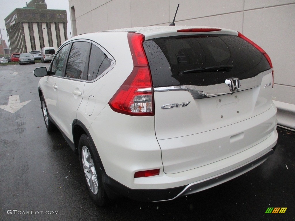 2016 CR-V EX AWD - White Diamond Pearl / Beige photo #3