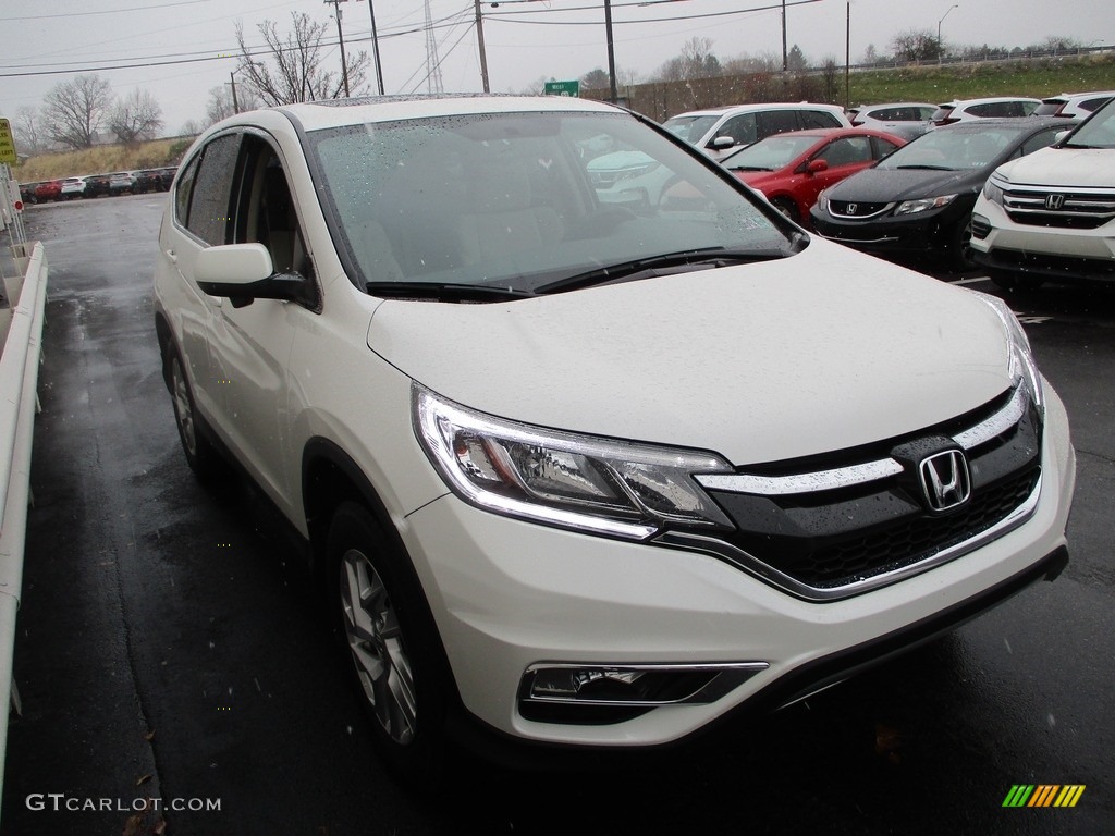 2016 CR-V EX AWD - White Diamond Pearl / Beige photo #6