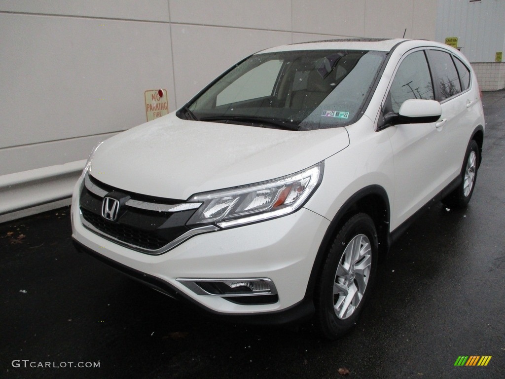 2016 CR-V EX AWD - White Diamond Pearl / Beige photo #1
