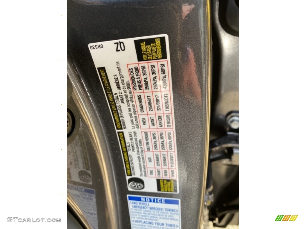 2021 RAV4 LE AWD - Magnetic Gray Metallic / Black photo #30