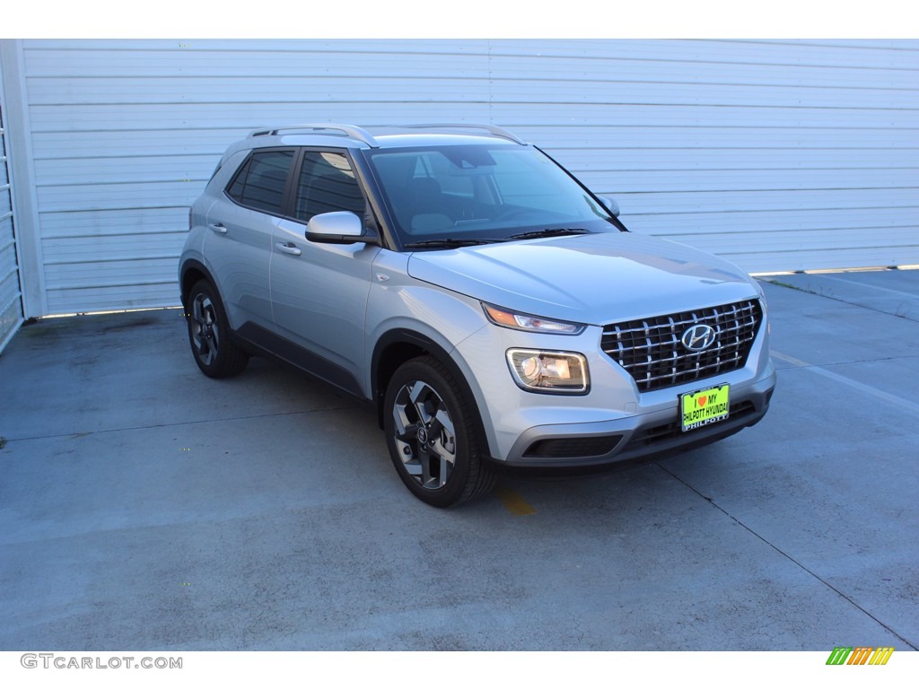 Stellar Silver 2021 Hyundai Venue SEL Exterior Photo #140236593