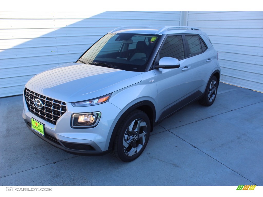 Stellar Silver 2021 Hyundai Venue SEL Exterior Photo #140236650