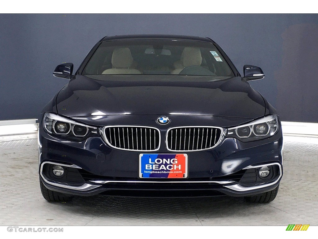 2018 4 Series 430i Gran Coupe - Imperial Blue Metallic / Venetian Beige/Black photo #2