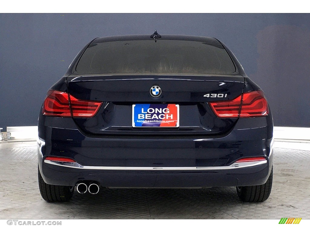 2018 4 Series 430i Gran Coupe - Imperial Blue Metallic / Venetian Beige/Black photo #3