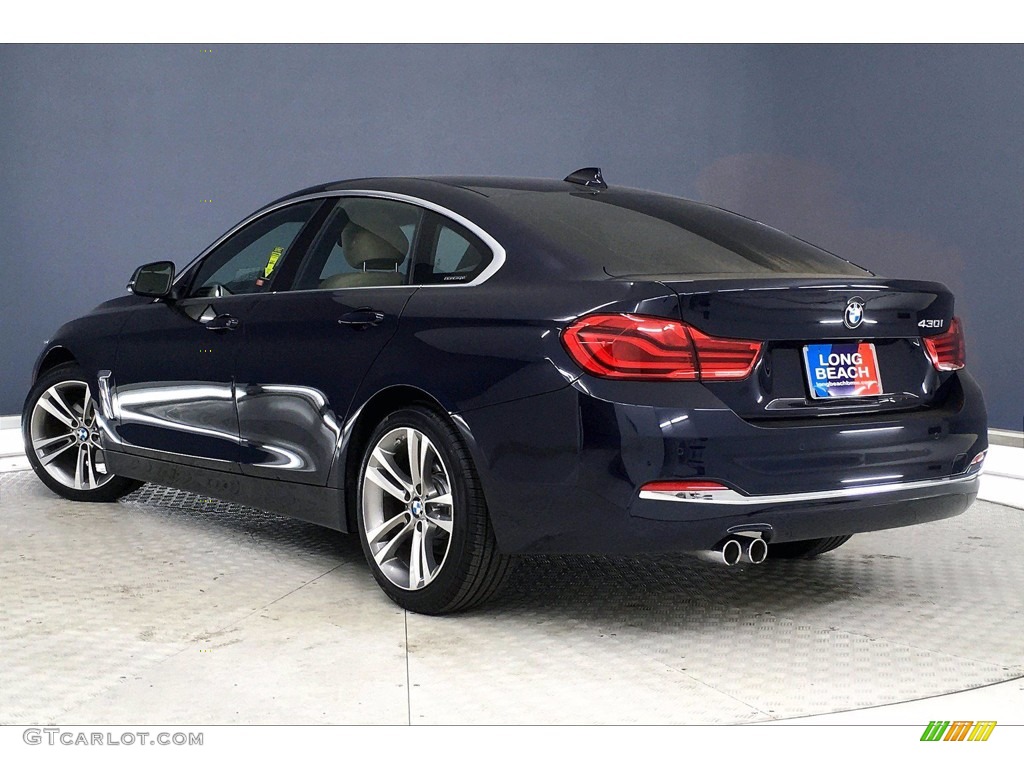 2018 4 Series 430i Gran Coupe - Imperial Blue Metallic / Venetian Beige/Black photo #10