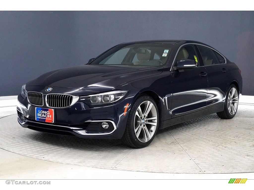 2018 4 Series 430i Gran Coupe - Imperial Blue Metallic / Venetian Beige/Black photo #12