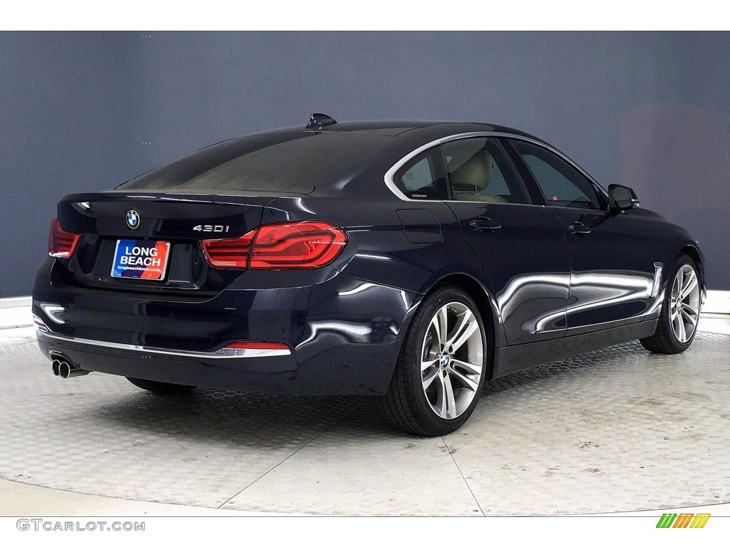2018 4 Series 430i Gran Coupe - Imperial Blue Metallic / Venetian Beige/Black photo #13