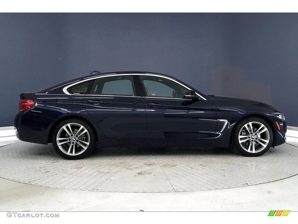 2018 4 Series 430i Gran Coupe - Imperial Blue Metallic / Venetian Beige/Black photo #14