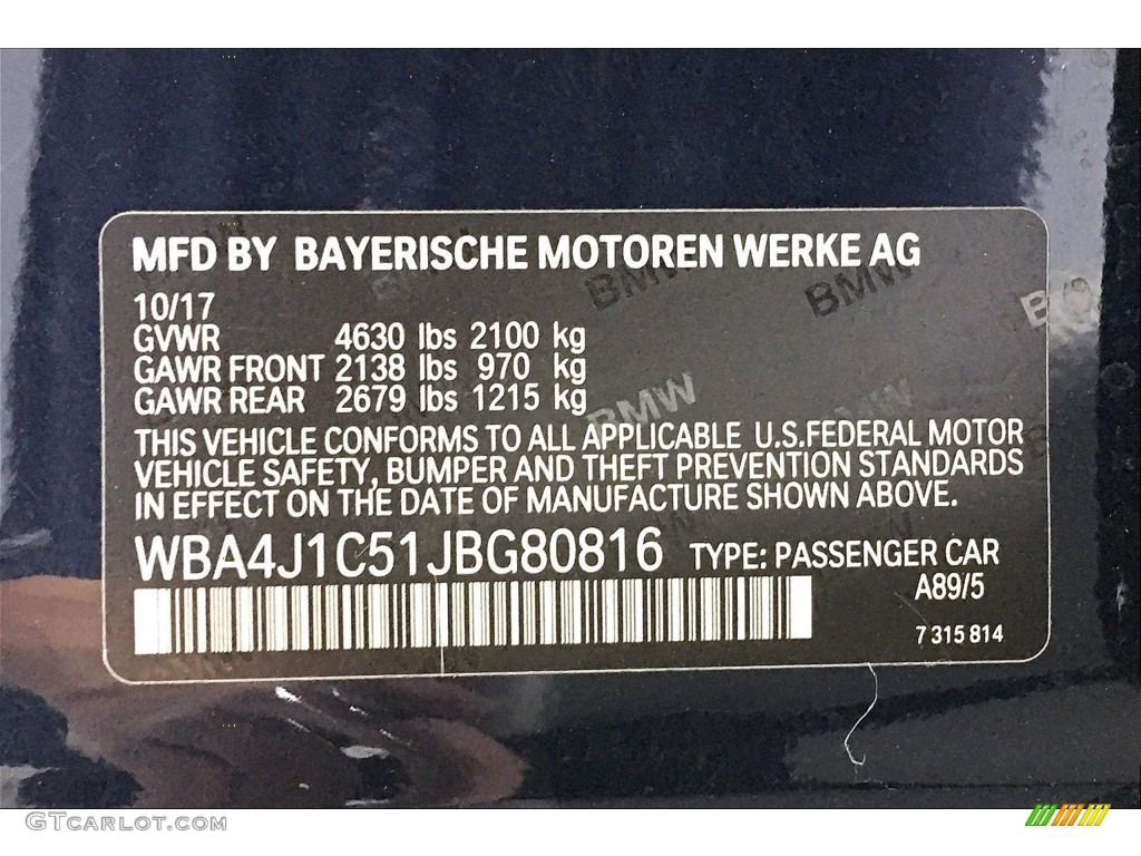 2018 4 Series 430i Gran Coupe - Imperial Blue Metallic / Venetian Beige/Black photo #36