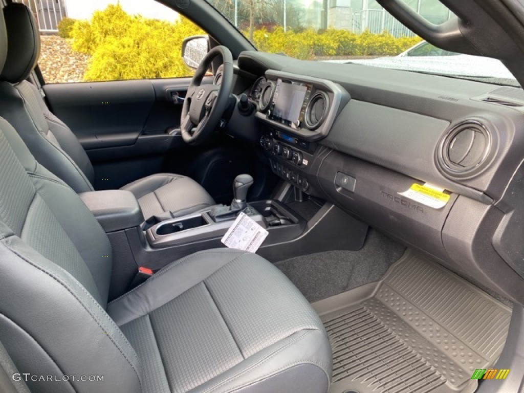 Black Interior 2021 Toyota Tacoma TRD Sport Double Cab 4x4 Photo #140238543