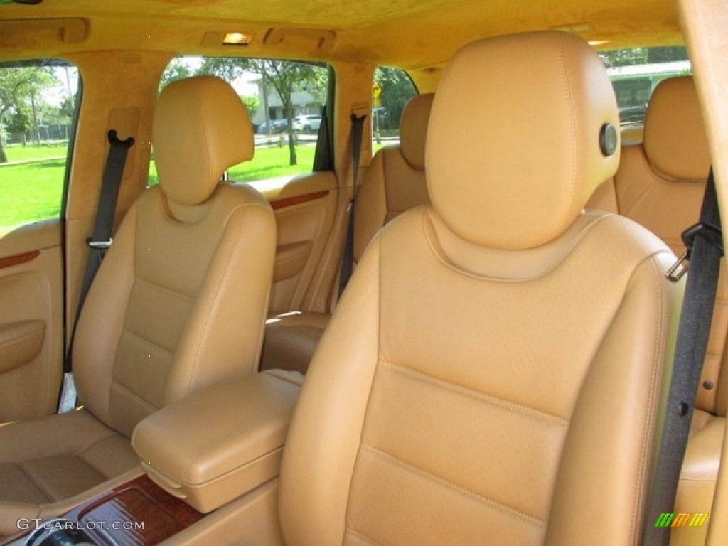 2008 Cayenne Turbo - Marine Blue Metallic / Sand Beige Full Leather photo #14
