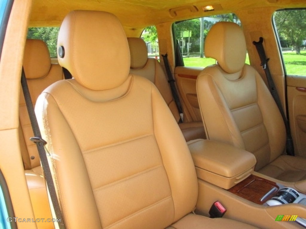 2008 Cayenne Turbo - Marine Blue Metallic / Sand Beige Full Leather photo #21