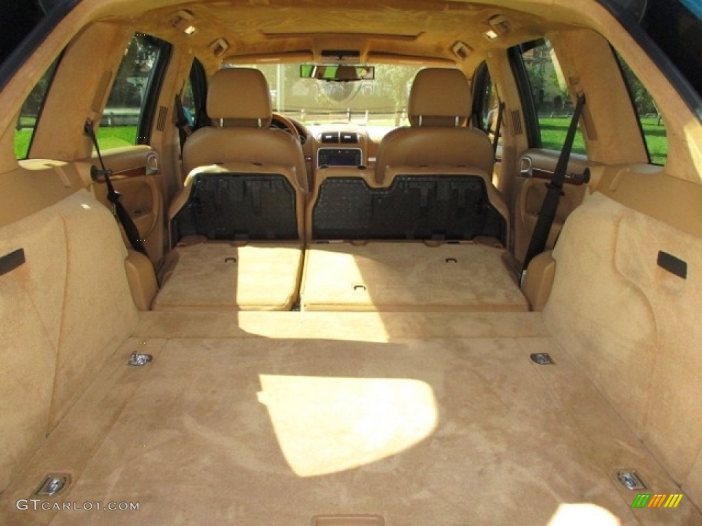 2008 Cayenne Turbo - Marine Blue Metallic / Sand Beige Full Leather photo #32