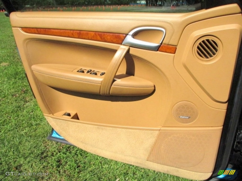 2008 Cayenne Turbo - Marine Blue Metallic / Sand Beige Full Leather photo #39