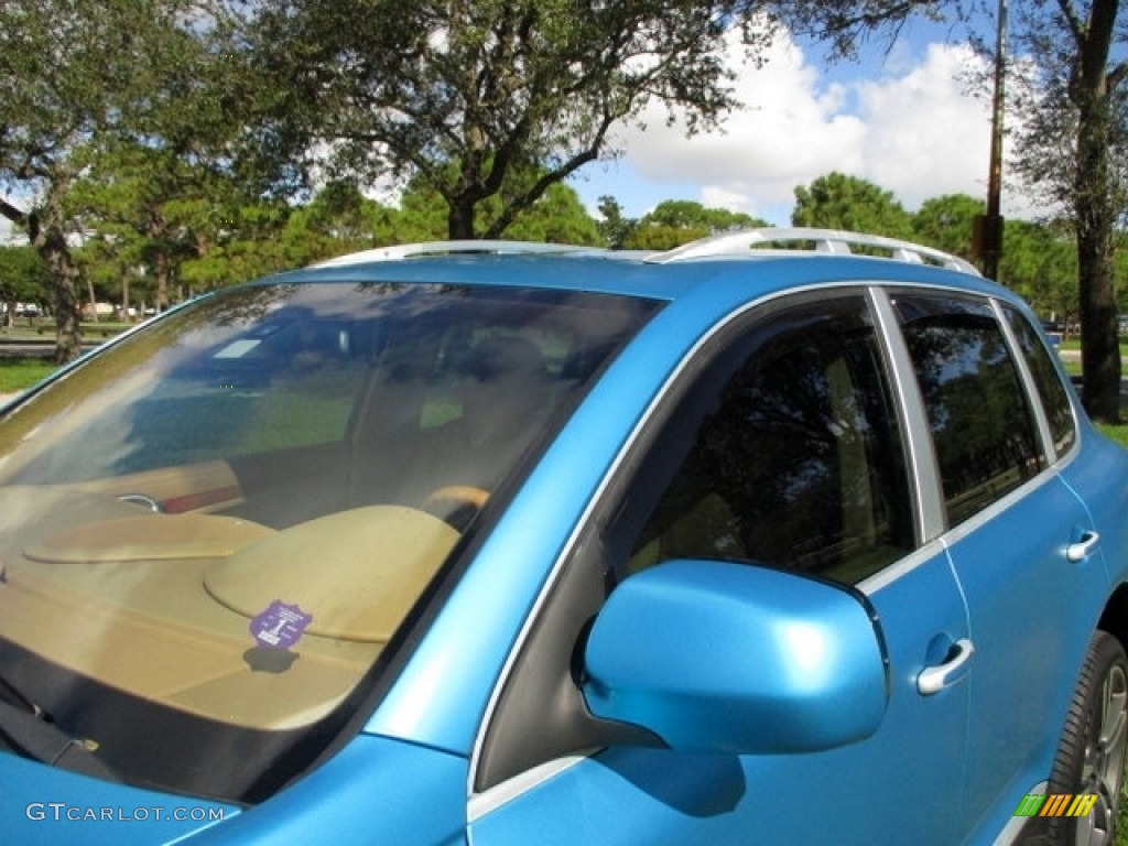 2008 Cayenne Turbo - Marine Blue Metallic / Sand Beige Full Leather photo #41