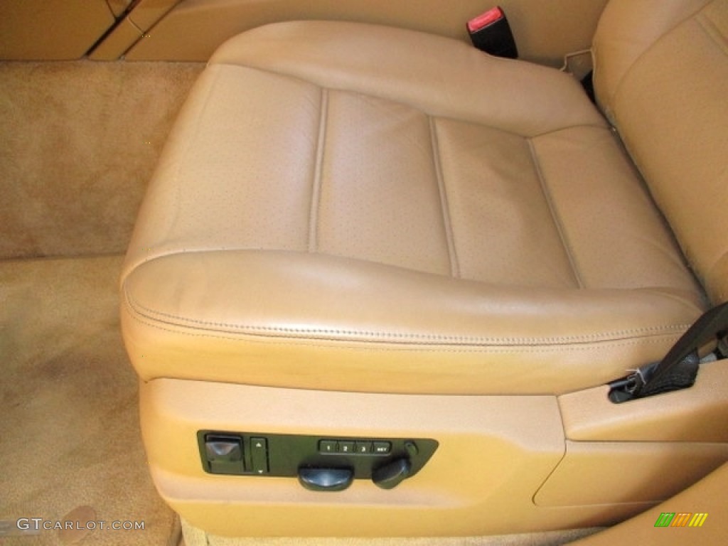 2008 Cayenne Turbo - Marine Blue Metallic / Sand Beige Full Leather photo #77