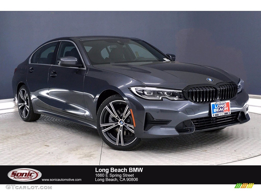 2021 3 Series 330i Sedan - Mineral Gray Metallic / Black photo #1