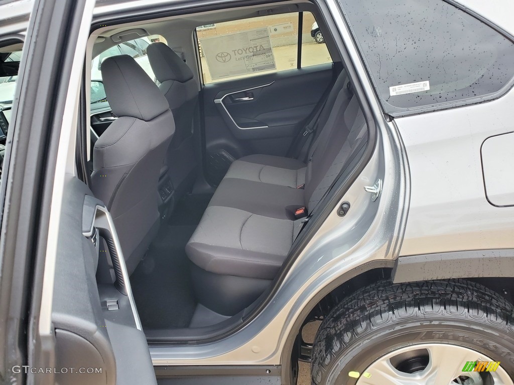 Black Interior 2021 Toyota RAV4 XLE AWD Hybrid Photo #140239860