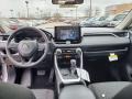 Black 2021 Toyota RAV4 XLE AWD Hybrid Dashboard