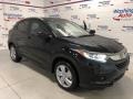 2021 Crystal Black Pearl Honda HR-V LX AWD  photo #2