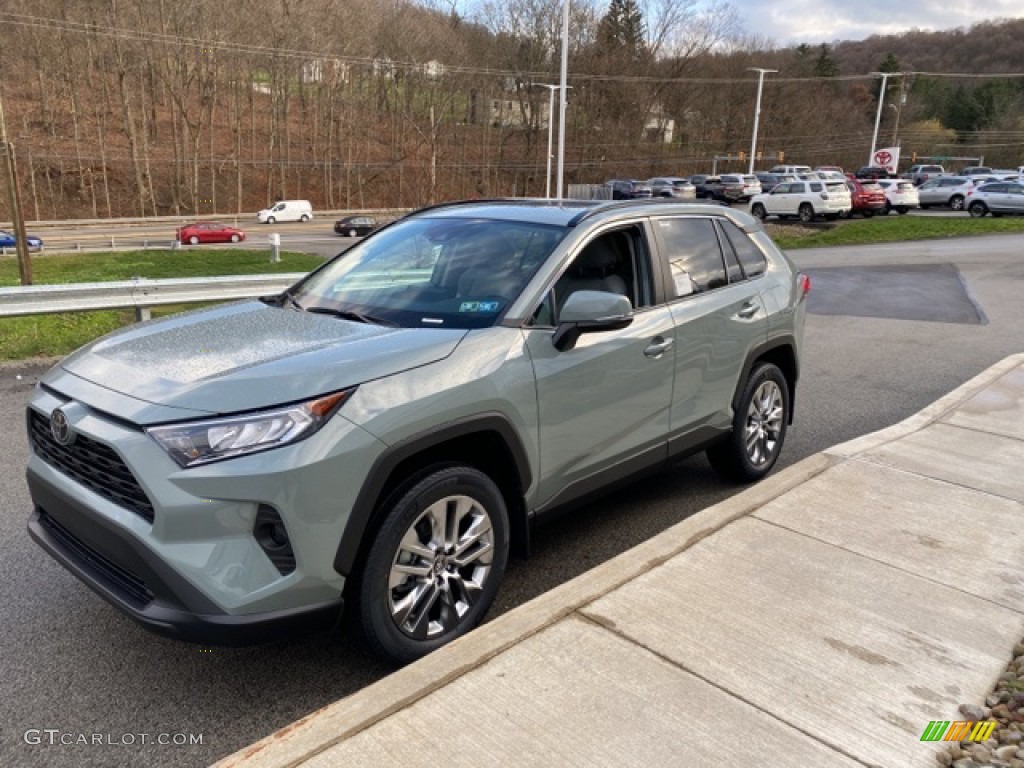 Lunar Rock 2021 Toyota RAV4 XLE Premium AWD Exterior Photo #140242106