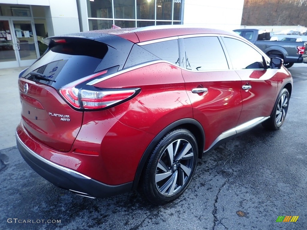 2016 Murano Platinum AWD - Cayenne Red / Graphite photo #2