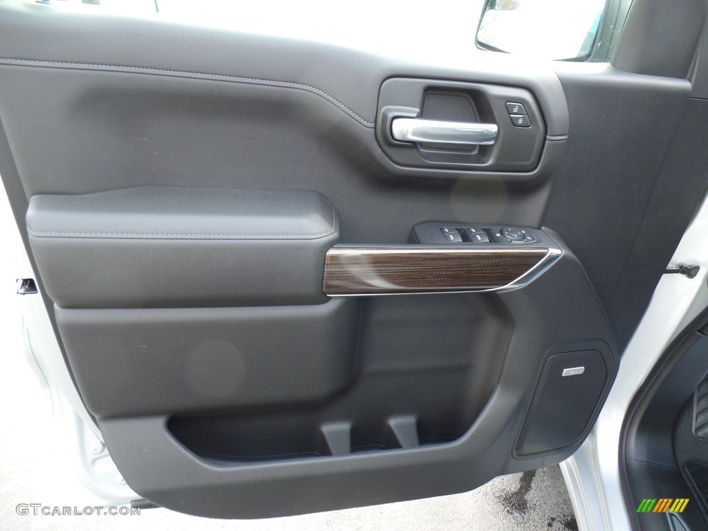 2021 Chevrolet Silverado 1500 RST Crew Cab 4x4 Jet Black Door Panel Photo #140242574