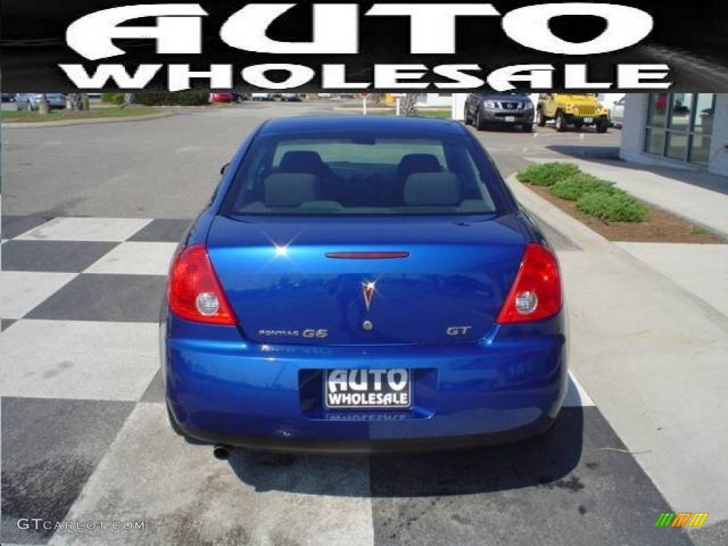 2007 G6 GT Sedan - Electric Blue Metallic / Ebony photo #3