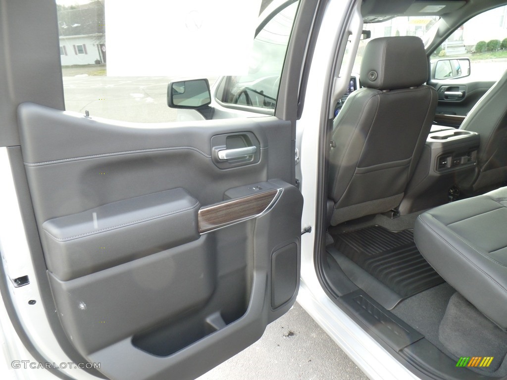 2021 Chevrolet Silverado 1500 RST Crew Cab 4x4 Jet Black Door Panel Photo #140243129