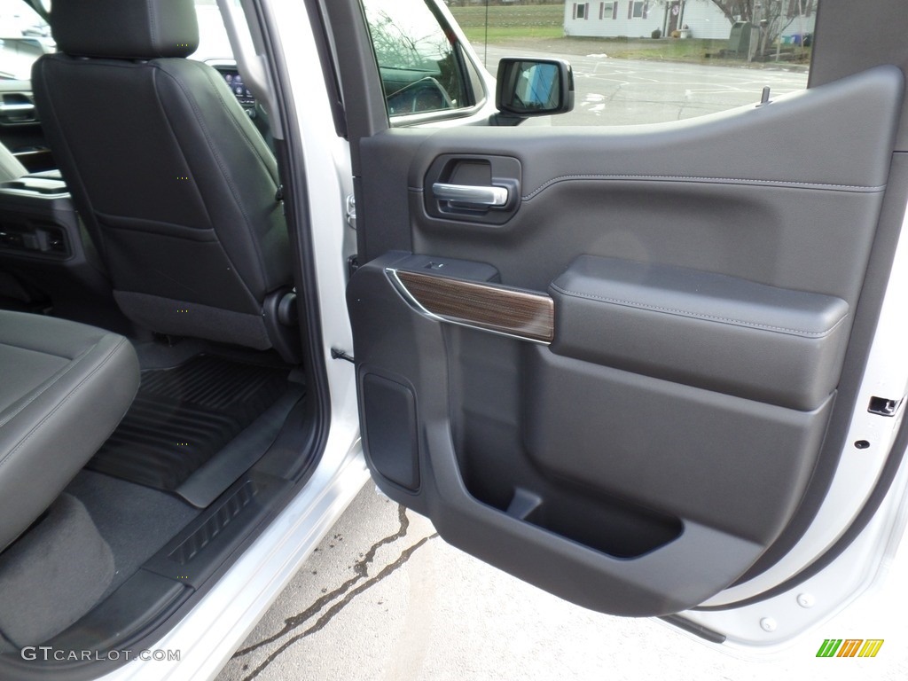 2021 Chevrolet Silverado 1500 RST Crew Cab 4x4 Jet Black Door Panel Photo #140243225