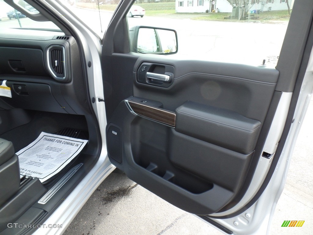 2021 Chevrolet Silverado 1500 RST Crew Cab 4x4 Jet Black Door Panel Photo #140243327