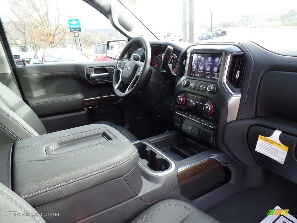 Jet Black Interior 2021 Chevrolet Silverado 1500 RST Crew Cab 4x4 Photo #140243375