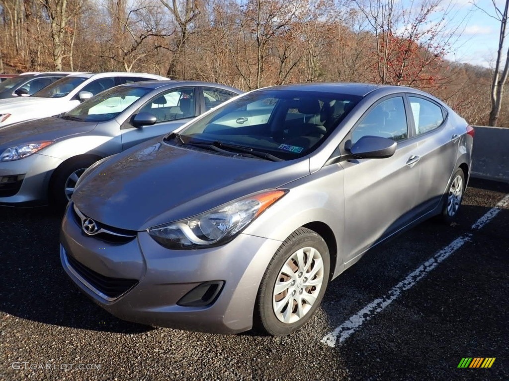 2012 Elantra GLS - Titanium Gray Metallic / Gray photo #1